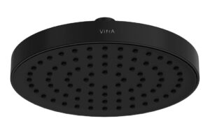 VitrA Aqua Core Round 200x200mm Showerhead - Matt Black