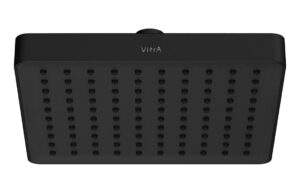VitrA Aqua Core Square 200x200mm Showerhead - Matt Black
