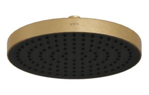 VitrA Aqua Core Round 250x250mm Showerhead - Brushed Brass