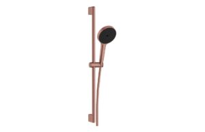 VitrA Aqua Core Round 1 Function Handshower & Rail Kit - Brushed Bronze