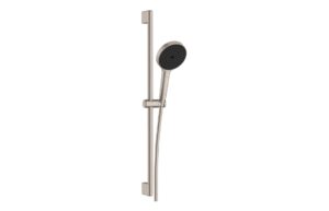 VitrA Aqua Core Round 1 Function Handshower & Rail Kit - Brushed Nickel