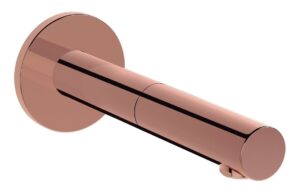 VitrA Origin Touch Free Wall Mounted Short Basin Mixer (Mains) - Soft Copper