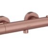 VitrA Aqua Core Round Thermostatic Shower Mixer - Brushed Bronze
