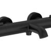 VitrA Aqua Core Round Thermostatic Bath/Shower Mixer - Matt Black