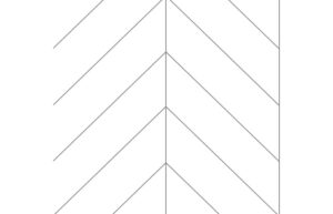 Fibo Urban - Denver White (Chevron) - Pk/2