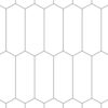 Fibo Urban - Denver White (Elongated Hexagonal) - Single