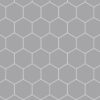 Fibo Urban - Medium Grey (Hexagonal) - Pk/2