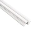 Fibo White PVC Internal Corner Profile 2.4m