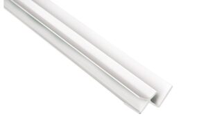Fibo White PVC Internal Corner Profile 2.4m
