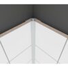 Fibo Aluminium 2-Part Internal Corner Profile 2.4m