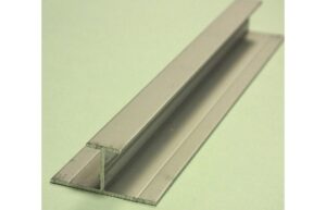 Fibo Aluminium H-Shaped 2-Part Stacking Profile 2.4m